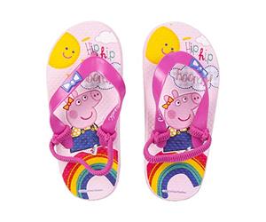 CERDÁ LIFE'S LITTLE MOMENTS - Chancla Infantil para Niña Estampada con Peppa Pig y sujección extra en el talón | Chanclas de Verano Suela de Goma EVA - Licencia Oficial Hasbro