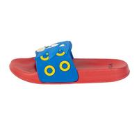 Chanclas Tipo Pala de Sonic - Color Rojo y Azul - Talla 32/33 - Estampado Impreso en el Diseño - Chanclas Infantiles Fabricadas 100% de EVA - Producto Original Diseñado en España
