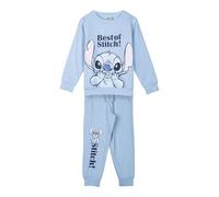 CERDÁ LIFE'S LITTLE MOMENTS | Chándal Infantil Stitch de Algodón Tacto Extrasuave - Chandal Stitch Conjunto Cómodo y Suave para Niños y Niñas