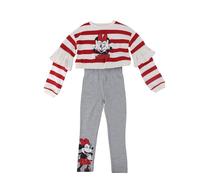 CERDÁ LIFE'S LITTLE MOMENTS Chándal Minnie algodón para niños, conjunto cómodo y suave uso diario/Ropa deportiva infantil de Minnie/Talla 4 años