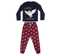 CERDÁ LIFE'S LITTLE MOMENTS Chica de Harry Potter-Pijama de Invierno 100% Algodón-Licencia Oficial Warner Bros, Azul