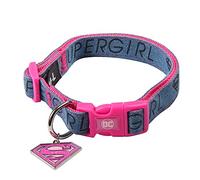 CERDÁ LIFE'S LITTLE MOMENTS Collar Perro Pequeño XS de Super Girl - Licencia Oficial Super Girl, Cranberry