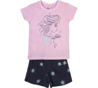 CERDÁ LIFE'S LITTLE MOMENTS - Conjunto verano para Niña de Elsa Frozen 2 Fabricado en algodón 100% y Compuesto por Pantalón Corto y Camiseta de manga Corta | Licencia Oficial Disney