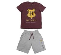 CERDÁ LIFE'S LITTLE MOMENTS Conjunto Camiseta y Pantalón Corto Niño de Harry Potter-Licencia Oficial Warner Bros, Rojo, Estándar para Niños