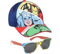CERDÁ LIFE'S LITTLE MOMENTS Set Gorra Y Gafas de Sol de Avengers, Multicolor, Estándar Unisex niños