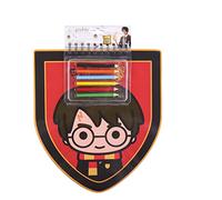 CERDÁ LIFE'S LITTLE MOMENTS - Cuaderno de Dibujo para Colorear de Harry Potter Incluye 6 Lápices de Colores y 15 Pegatinas | Regalo Original para Peques - Licencia Oficial Warner Bros
