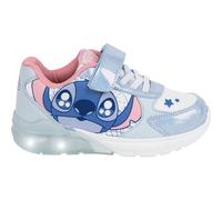 CERDÁ LIFE'S LITTLE MOMENTS Deportiva Niños con Luces LED Interactivas Stitch Suela TPR, Zapatillas, Azul, 26 EU