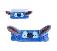 CERDÁ LIFE'S LITTLE MOMENTS | Diadema de Maquillaje Stitch Accesorio Suave y Ajustable | Diadema Maquillaje Stitch Ideal para Maquillaje, Limpieza Facial y Spa