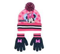 CERDÁ LIFE'S LITTLE MOMENTS Diseño Divertido y Único-Gorro y Guantes Minnie Conjunto de 2 Piezas, Multicolor, One Size para Niños