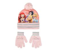 CERDÁ LIFE'S LITTLE MOMENTS Diseño Divertido y Único-Gorro y Guantes Princess Conjunto de 2 Piezas, Multicolor, One Size para Niños