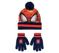 CERDÁ LIFE'S LITTLE MOMENTS Diseño Divertido y Único-Gorro y Guantes Spiderman Conjunto de 2 Piezas, Multicolor, One Size para Niños