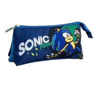CERDÁ LIFE'S LITTLE MOMENTS Estuche portatodo de Sonic Prime, Estuche Escolar Grande, Resistente y Multifuncional para niños y niñas de Sonic Prime
