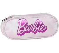 CERDÁ LIFE'S LITTLE MOMENTS Estuche Portatodo Ovalado de Barbie - Color Rosa - 8,5 x 5 x 22,5 cm - Cierre de Cremallera - Versátil y Duradero - Producto Original Diseñado en España