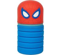 CERDÁ LIFE'S LITTLE MOMENTS Estuches Portatodos con Diseño en 3D Inspirados en Spiderman - Color Rojo - 6.5 X 19 X 6.5 Cm - Fabricado en 100% Silicona - Producto Original Diseñado en España