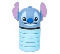 CERDÁ LIFE'S LITTLE MOMENTS Estuches Portatodos con Diseño en 3D Inspirados en Stitch - Color Azul - 6.5 X 19 X 6.5 Cm - Fabricado en 100% Silicona