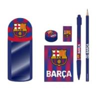 CERDÁ Life'S Little Moments F.C Barcelona - Estuche de 6 Piezas de papelería para niños, Escuela, Suministros de Oficina, Regalo