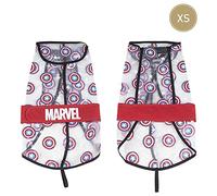 CERDÁ LIFE'S LITTLE MOMENTS - Forfanpets, Impermeable para Perros del Capitán América - Licencia Oficial Marvel, Multicolor