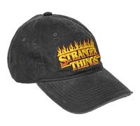 CERDÁ LIFE'S LITTLE MOMENTS Gorra con Visera de Stranger Things - Color Negro - Medida de 58 cm - Elaborada con Algodón - Estampado de Stranger Things - Producto Original