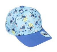 CERDÁ LIFE'S LITTLE MOMENTS Gorra Infantil con Visera de Stitch, Azul, Talla única Unisex niños