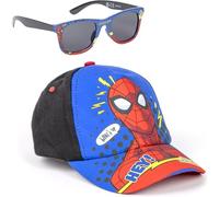 CERDÁ LIFE'S LITTLE MOMENTS Gorra Set Gafas de Sol SP Summer 2025 béisbol, Spiderman, Talla única Unisex Adulto