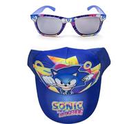 CERDÁ LIFE'S LITTLE MOMENTS Gorra y Gafas de Sol Sonic Set Infantil Original para Niñ@s Unisex - Gorra y Gafas Sonic Accesorios Verano Gafas Protección UV y Gorra Ajustable
