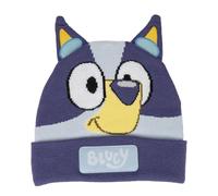 CERDÁ Gorro de punto Life's Little Moments aplicaciones Bluey Boina Blanco Talla única para niños