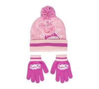 CERDÁ LIFE'S LITTLE MOMENTS | Gorro y Guantes Peppa Pig Diseño Divertido y Único - Gorro y Guantes Peppa Pig Ideal para el Invierno