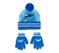 CERDÁ LIFE'S LITTLE MOMENTS | Gorro y Guantes Stitch para Niño y Niña | Set Invierno Oficial Disney con Diseño Divertido y Cálido | Conjunto Infantil Cómodo para Frío y Exterior
