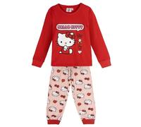 CERDÁ Life'S Little Moments Hello Kitty cómoda y Suave diseño Original / Pijama Transpirable y Duradero Juego, 12 años (2 Piezas) Unisex niños