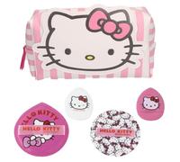 CERDÁ LIFE'S LITTLE MOMENTS Hello Kitty Neceser de Viaje con Esponja Maquillaje Kit Beauty Portátil