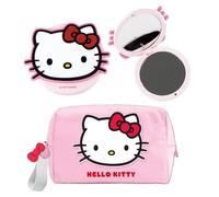 CERDÁ LIFE'S LITTLE MOMENTS Hello Kitty Neceser Viaje con Espejo Compacto Accesorios Beauty para Bolso