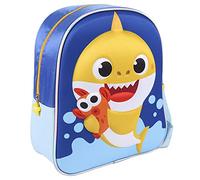 CERDÁ LIFE'S LITTLE MOMENTS Infantil 3D de Baby Shark-Licencia Oficial Nickelodeon para Niños, Azul, Mochila Recomendada 3-6 años, en Edad de Preescolar