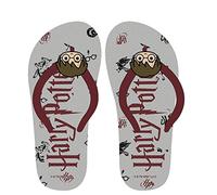 CERDÁ LIFE'S LITTLE MOMENTS Infantil para Unisex Estampada con Harry Potter y sujección Extra en el talón | Chanclas de Verano Suela de Goma EVA-Licencia Oficial Warner Bros, Gris, 33 EU