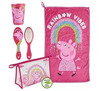 CERDÁ LIFE'S LITTLE MOMENTS Infantil Transparente Peppa Pig | Licencia Oficial Hasbro, Accesorio De Viaje Neceser Niñas, Rosa (Pink), Único