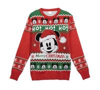 CERDÁ LIFE'S LITTLE MOMENTS | Jersey de Punto Navideño Mickey o Minnie para Niños/ Adultos Suéter Navidad Disney