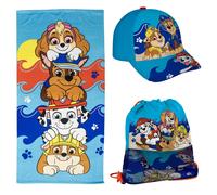 CERDÁ Juego de toallas Patrulla Canina con toalla de baño y bolsa de almacenamiento