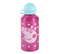 CERDÁ LIFE'S LITTLE MOMENTS Licencia Oficial Hasbro 2600001290 - Botella Aluminio Infantil de Peppa Pig de 500 ml de Capacidad y Tapón a Presión