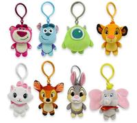 CERDÁ LIFE'S LITTLE MOMENTS - Llavero de Peluche Dumbo con Gancho de Plástico - Accesorio Infantil para Mochilas, Bolsos y Estuches - Suave, Ligero - Licencia Oficial Disney