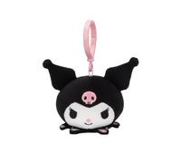 CERDÁ Life'S Little Moments - Llavero de Peluche Kuromi con Gancho de Plástico - Accesorio Infantil para Mochilas, Bolsos y Estuches - Suave, Ligero - Licencia Oficial Sanrio