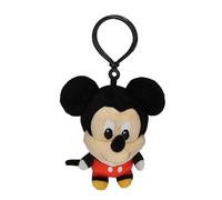 CERDÁ Life'S Little Moments - Llavero de Peluche Mickey Mouse con Gancho de Plástico - Accesorio Infantil para Mochilas, Bolsos y Estuches - Suave, Ligero - Licencia Oficial Disney