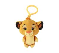 CERDÁ LIFE'S LITTLE MOMENTS - Llavero de Peluche Simba del Rey Leon Gancho de Plástico - Accesorio Infantil para Mochilas, Bolsos y Estuches - Suave, Ligero - Licencia Oficial Disney