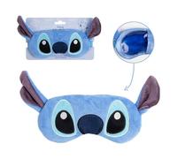 CERDÁ Life'S Little Moments Máscara de Gel para Ojos Stitch Azul - Antifaz Relajante Reutilizable con Gel Frío/Calor - Alivio de Cansancio y Bolsas - Color Azul - Licencia Oficial Disney
