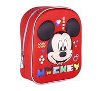 CERDÁ LIFE'S LITTLE MOMENTS Mochila 3D Infantil de Mickey Mouse de Bosillo Unico-Licencia Oficial Disney, Unisex niños, Multicalor, Normal