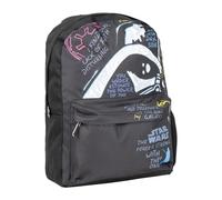 CERDÁ LIFE'S LITTLE MOMENTS Mochila Casual de Star Wars - Color Negro - 32x12x42 cm - Fabricada en Poliéster - Estampado con Motivos de Star Wars - Producto Original