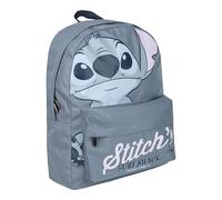 CERDÁ LIFE'S LITTLE MOMENTS Mochila Casual de Stitch - Color Azul - 32x12x42 cm - Fabricada en Poliéster - Estampado con Motivos de Stitch - Producto Original