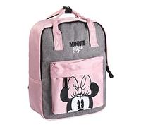 CERDÁ LIFE'S LITTLE MOMENTS, Mochila Cuadrada Tipo Casual de Minnie-Licencia Oficial Disney para Mujer, Rosa, L