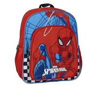CERDÁ LIFE'S LITTLE MOMENTS Mochila Escolar de Spiderman - Color Rojo - 31 x 12 x 38 cm - Cierre de Cremallera - Asa Ajustable - Mochila Resistente y Duradera - Producto Original Diseñado en España
