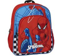 CERDÁ LIFE'S LITTLE MOMENTS Mochila Escolar de Spiderman - Color Rojo - 31 x 12 x 38 cm - Cierre de Cremallera - Asa Ajustable - Mochila Resistente y Duradera - Producto Original Diseñado en España