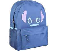 CERDÁ LIFE'S LITTLE MOMENTS - Mochila Escolar de Stitch Idónea para Adolescentes con 2 Compartimentos, Espalda Ergonómica y Asas Ajustables Acolchadas - Licencia Oficial Disney