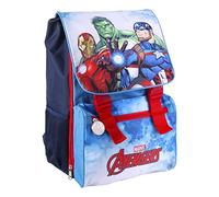 CERDÁ LIFE'S LITTLE MOMENTS - Mochila Escolar de The Avengers Idónea para Niño en Primaria Extensible, Espalda Ergonómica y Asas Ajustables Acolchadas - Licencia Oficial Marvel